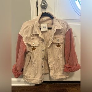 NWT star shacket